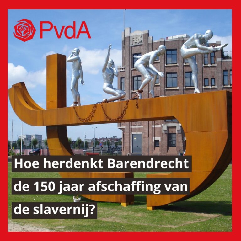 PvdA stelt schriftelijke vragen over herdenking van het slavernijverleden